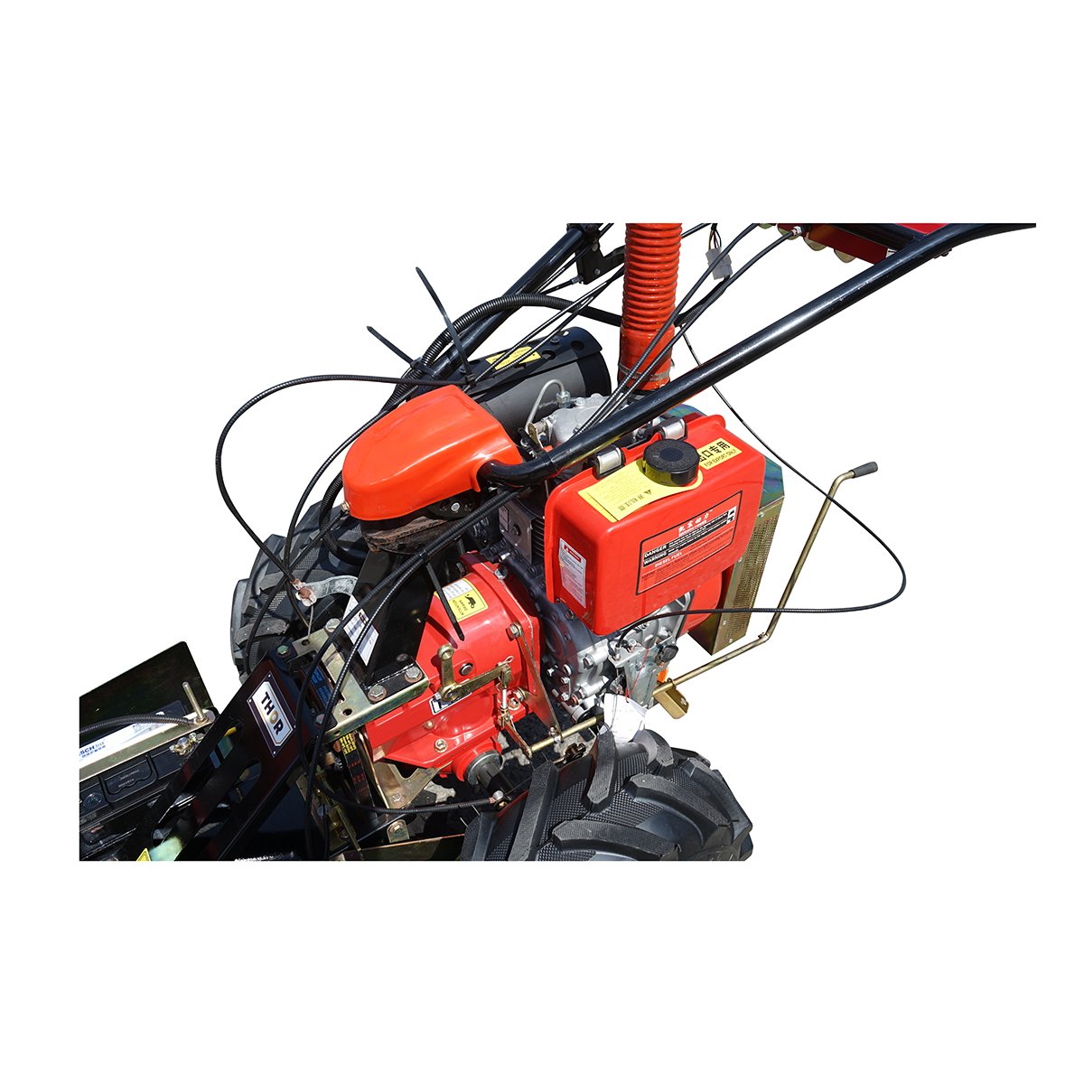 Motocositoare rotativa 950mm cu motor diesel si pornire electrica 1850x880x860mm